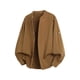 thumbnail image 4 of Ceisia Men's Oversize Stand-Collar Full-Button 3/4 Sleeve Shirt Multi-Solid Gift, 4 of 6