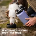 thumbnail image 5 of Swiss Tech 64oz Krug Stainless Steel Water Bottle Jug with Chug Cap and Silicone Boot, Purple Lilac, 5 of 14