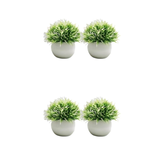 Plantas falsas Moyic 2 piezas hierbas de imitación duraderas decoración Blanco claro