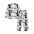 thumbnail image 2 of Uemuo Labrador Retriever Dog Pattern Womens Pajama Sets,PJ Set for Women,Pajamas for Women Logo,Long Sleeve Pajama Set for Women,Soft Long Sleeve Top With Pants-Small, 2 of 9