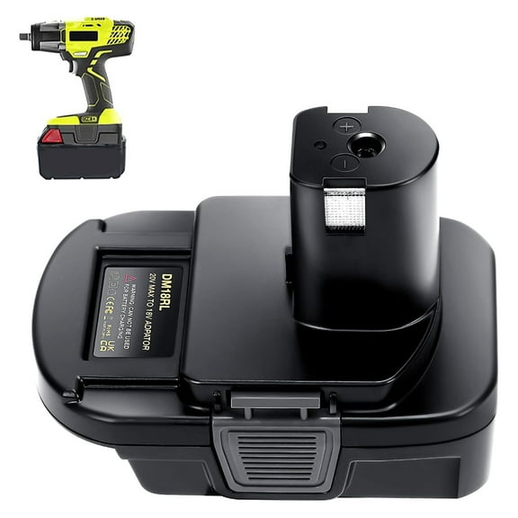 USB Battery Adapter Converter for Dewalt 20V Milwaukee 18V to Ryobi 18V Tool