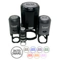 thumbnail image 1 of Salted Caramel Flavor Scent Rounded Text Self-Inking Rubber Stamp Ink Stamper - Lime Green Ink - Medium 1 Inch, 1 of 7