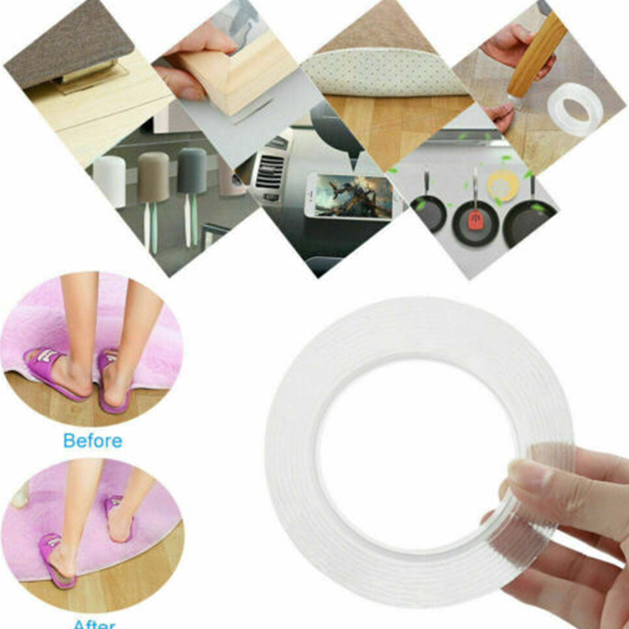 Magic Nano Tape Double Sided Sticky Tape High Viscosity Transparent No  Trace Universal Nano Adhesive Tape For Wall Fixing