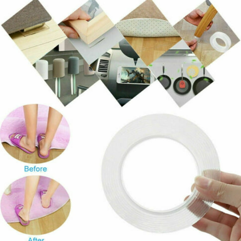 Wholesale Transparent Nano Magic Tape Double Sides Adhesive Tape Sticker  Traceless PU Waterproof Electical Tape For Home Repair 1 Mm Thick From  Victorianiu, $1.47