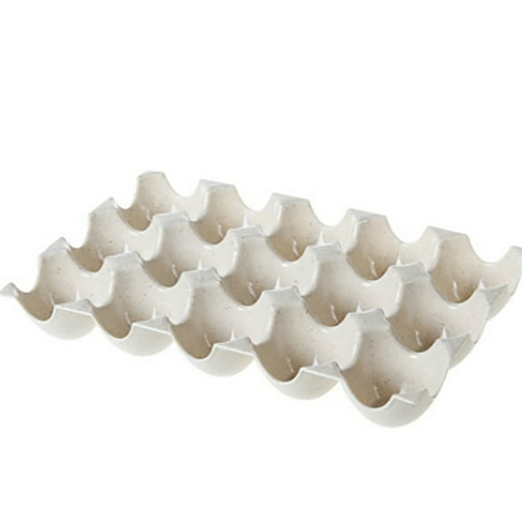 Kiplyki Egg Holder Box Refrigerator Storage Tray For 15PCS Eggs Shatter-proof