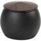 thumbnail image 2 of Small Capacity Tea Can Storage Jar Home Use Black Ceramic Airtight 1Pack, 2 of 4
