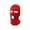 Red, variant on Unisex 3 Hole Winter Knitted Mask, Outdoor Sports Full Face Cover Ski Mask Warm Knit Balaclava for Adult (Red)