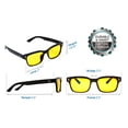 thumbnail image 4 of Screen Savior Retro Yellow Computer Glasses (Unisex), 4 of 7