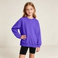 thumbnail image 6 of Auroural Sweatshirts for Toddlers 24 Month Kids Boys Girls Sweatshirt Fashion Cute Solid Color Long Sleeved Casual Sports Hoodie Pullover Top Boys Sweatshirt And Girls Clothes, 6 of 9