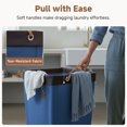 thumbnail image 6 of Storageworks 160L Rolling Laundry Hamper with Wheels, Heavy Duty Large Laundry Cart for Home, Closet, Dorm, Blue, 6 of 9