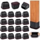 thumbnail image 1 of 32 protectores de piso rectangulares para patas de silla, protectores de patas de silla de silicona para suelos de madera dura, funda de pierna de silla de alta elasticidad para silla,, 1 of 5