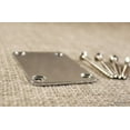 thumbnail image 3 of Universa Guitar Neck Plate For Fender Telecaster Stratocaster w/Screws- CHROME (C29), 3 of 4