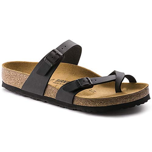 BIRKENSTOCK Women's Mayari Sandals, Black Birko-Flor, 41 R EU, 10-10.5 M US