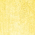 thumbnail image 1 of Ahgly Company Indoor Square Solid Yellow Modern Area Rugs, 4' Square, 1 of 4