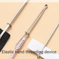 thumbnail image 4 of Threader for Drawstrings Rope Threader Sewing Accessories Metal Threading Aid Drawstring Threader Tool, 4 of 9