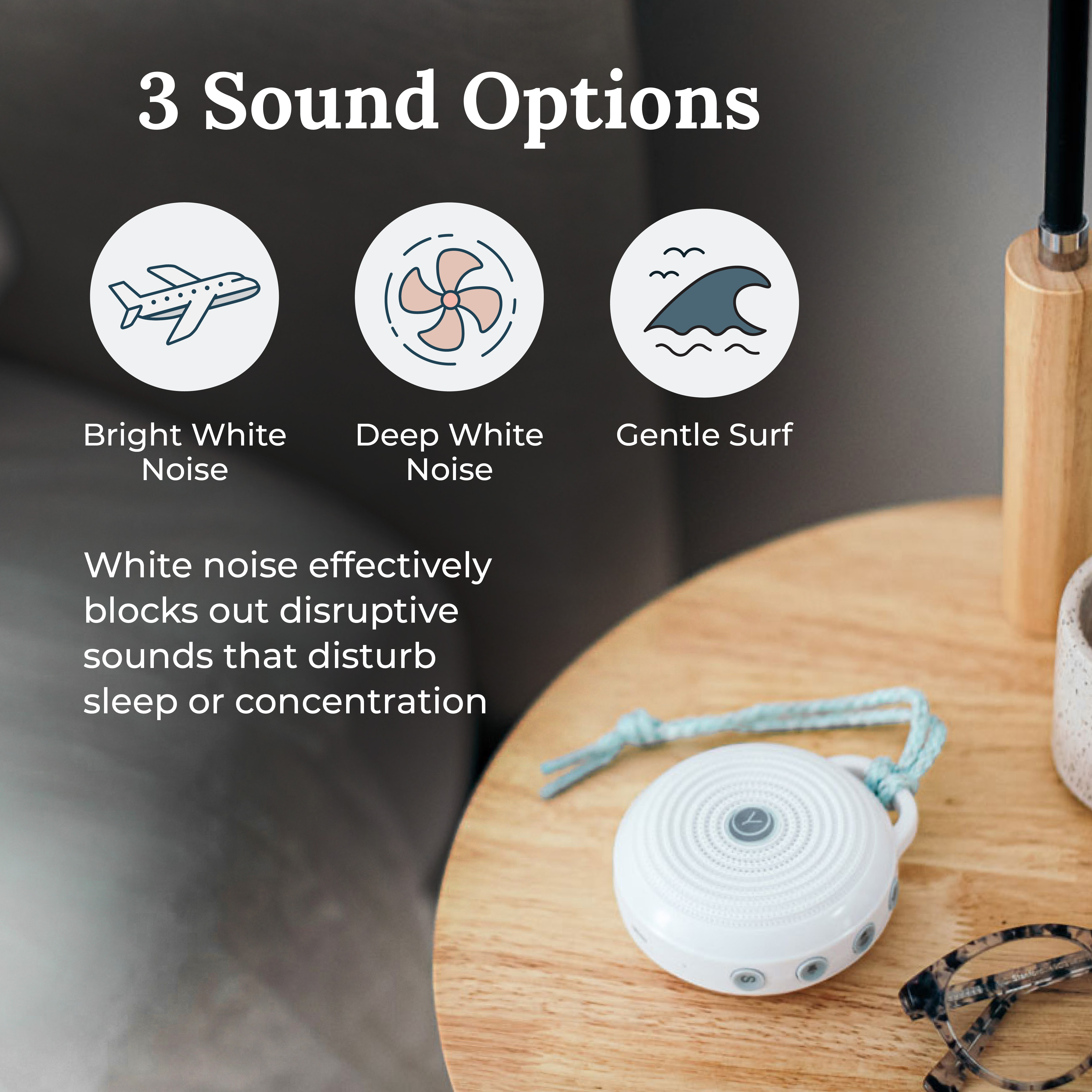 Yogasleep Rohm Portable White Noise Machine photo 3