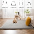 thumbnail image 3 of Baby Play Mat with Non-Slip Backing, 1.2" Thick Memory Foam Soft Padded Carpet for Living Room/Bedroom, 5x7 ft Rug for Kids, Toddler, Children, Nusery (Gray), 3 of 8