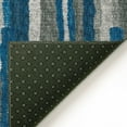 thumbnail image 5 of Bravado Indoor/Outdoor Blue Modern Color Block 3' x 5' Non-Skid Area Rug, 5 of 8