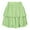 Green, variant on Summer Skirt Saving! Jerdar Women's Solid Color Dress High Waist Cute Elastic Band Ruffle Double Layer Cupcake Skirt Green M