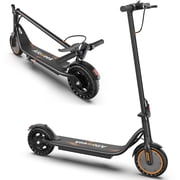 Alloweek AW02T Electric Scooter for Adults 8.5 Solid Tire 19.9 mph 350W Motor 23 Miles Range Iron Frame Foldable Commuting E Scooter with LED Lights