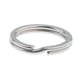 thumbnail image 3 of 5 llaveros de titanio con aro dividido de doble bucle. Plata 18mm, 3 of 8