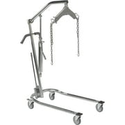 Drive Medical 13023 Hydraulic Patient Lift with Six Point Cradle with 6-Point Cradle, 450 lbs Weight Limit, Adjustable Width Base