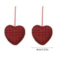 thumbnail image 3 of Specollect 6 Pcs Valentines Day Heart Pendant Red 3D Foam Hearts Wedding Party Decoration Romantic Ornament, 3 of 9