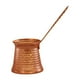 thumbnail image 1 of Tetera de goteo hecha a mano con forma de llama martillada, tetera gruesa con mango largo, cafetera para el hogar y la oficina, 1 of 9