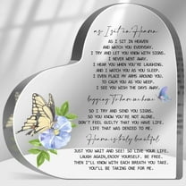 Sympathy Memorial Gifts - Bereavement Condolences Grief Gifts for Loss of Loved One, Sympathy Plaque for Loss of Father Mother Husband Wife