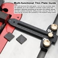 thumbnail image 3 of yeacher Adjustable Aluminum Alloy Saw Blade Alignment Guide for Precision Woodworking, 0-120mm Width Limit, Compatible with Tablesaw Slots and Sliding Chutes, Multi-functional Thin Plate Cutting Aid., 3 of 6