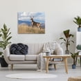 thumbnail image 2 of Stupell Industries White-Tail Buck in Wild Montana Mountains Blue Sky, 30 x 40, Designed by Larry McFerrin, 2 of 6