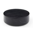 thumbnail image 2 of Kevinplus 39.37" Black Marble Round Coffee Table Sturdy Fiberglass table for Living Room ,No Need Assembly, 2 of 5