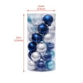 thumbnail image 3 of Yyuenw Christmas Ornaments Shatterproof Balls Decorations - 30 pcs Teal Ornaments for Xmas Tree Small Christmas Baubles Set, 2.36 inches, 3 of 3