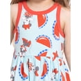 thumbnail image 3 of Minnie Mouse Toddler Girls Allover Print Graphic Tank Dress, Sizes 12M-5T, 3 of 7