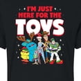 thumbnail image 3 of Toy Story - Here For The Toys - Juniors Cropped Cotton Blend T-Shirt, 3 of 5
