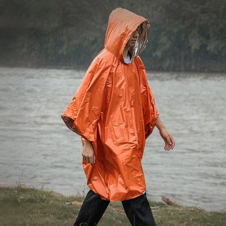 Poncho Outdoor Thermal Equipment Rain Coat Reusable Backpacking