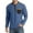 Blue, variant on BUWTTER Mens Tshirts Long Sleeve Neck Thermal Knit Top Fall Winter Comfort Casual Soft Textured Men Shirts Black L