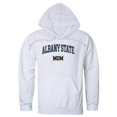 thumbnail image 1 of W Republic 565-260-WHT-01 Chandail à Capuchon pour Femmes Albany State Golden Rams Mom, Blanc - Petit, 1 of 1
