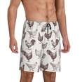 thumbnail image 2 of Fotbe Chickens Pantalones Cortos de Pijama para Hombre, Ropa de Dormir, Pantalones de Pijama Cortos para Hombre-XX-Large, 2 of 6