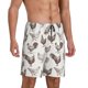 thumbnail image 2 of Balery Chickens Pantalones cortos de pijama de punto de algodón para hombre con cinturilla y bolsillos-3X-Large, 2 of 6