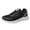 Black, variant on NOKIO Fashionable Athletic Shoes For Women Women'S Running Shoes Women'S Casual Workout Sneakers Fashion Summer Women Sneakers Mesh Hollowed Breathable Comfortable Lightweight Lace Up Flat Bottom