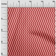 thumbnail image 1 of oneOone Organic Cotton Poplin Twill Fabric Chevron Geometric Printed Fabric 1 Yard 42 Inch Wide, 1 of 4