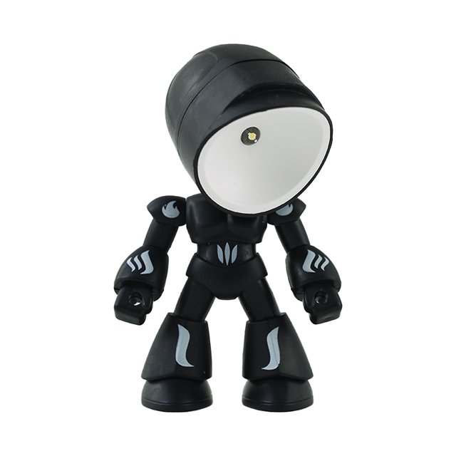 (Black) Mini Desk Lamp Creative DIY Night Light LED Desktop Cartoon Ornament
