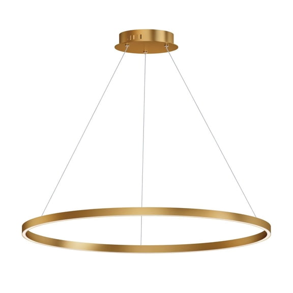 ET2 E52728-GLD 40 in. Groove 5CCT-Single Pendant, Gold