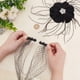 thumbnail image 3 of Tocado con velo para mujer, tocados con plumas, pinza para el cabello, velo, tocados para mujer, accesorios para el cabello, tocados para fiestas, bodas y novias, 3 of 9