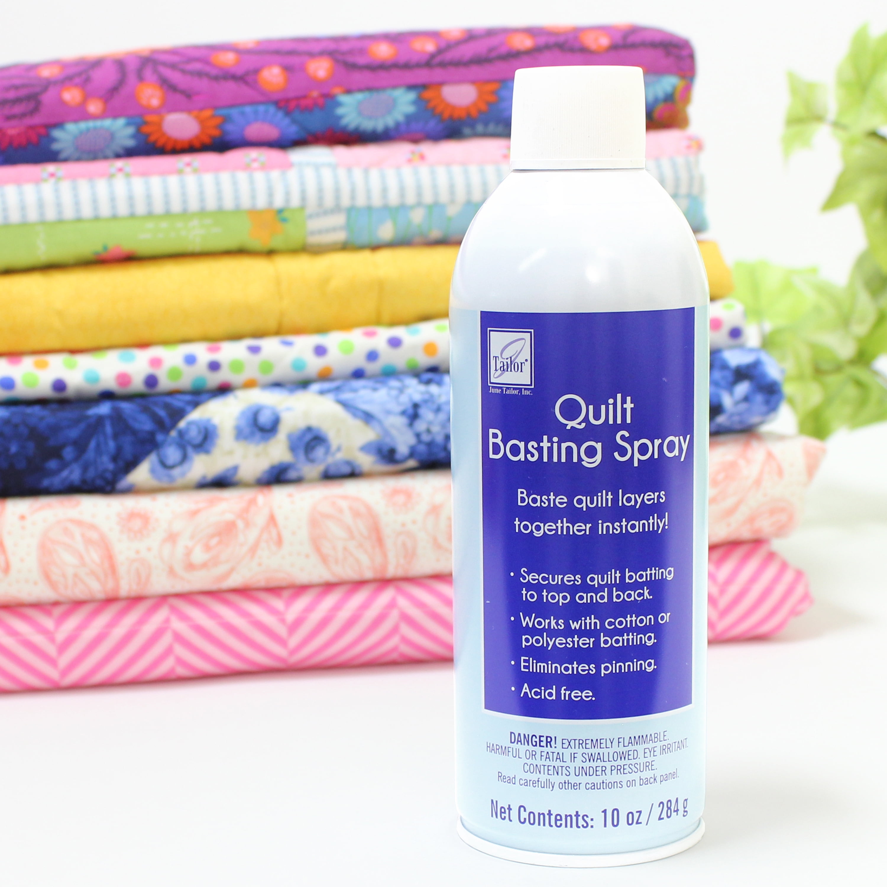 June Tailor Quilt Basting Adhesive Spray, Acid Free, 10 Ounces