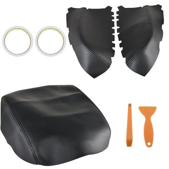 Armrest Cover, Center Console Lid Armrest Covers Leather Fits for Honda EX-L LX SE 2009-2015