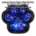 thumbnail image 2 of Blue Starry Sky Cat Paw Squishy Squeeze Toy with Slow Rising Glitter Gel, 1 Pack, for Relaxation, Sensory Toy, 2 of 3