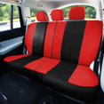 thumbnail image 4 of Fundas de Asiento FH Group FB030RED115 Juego Completo Universal Compatible con Airbag y Banco Dividido, 4 of 5
