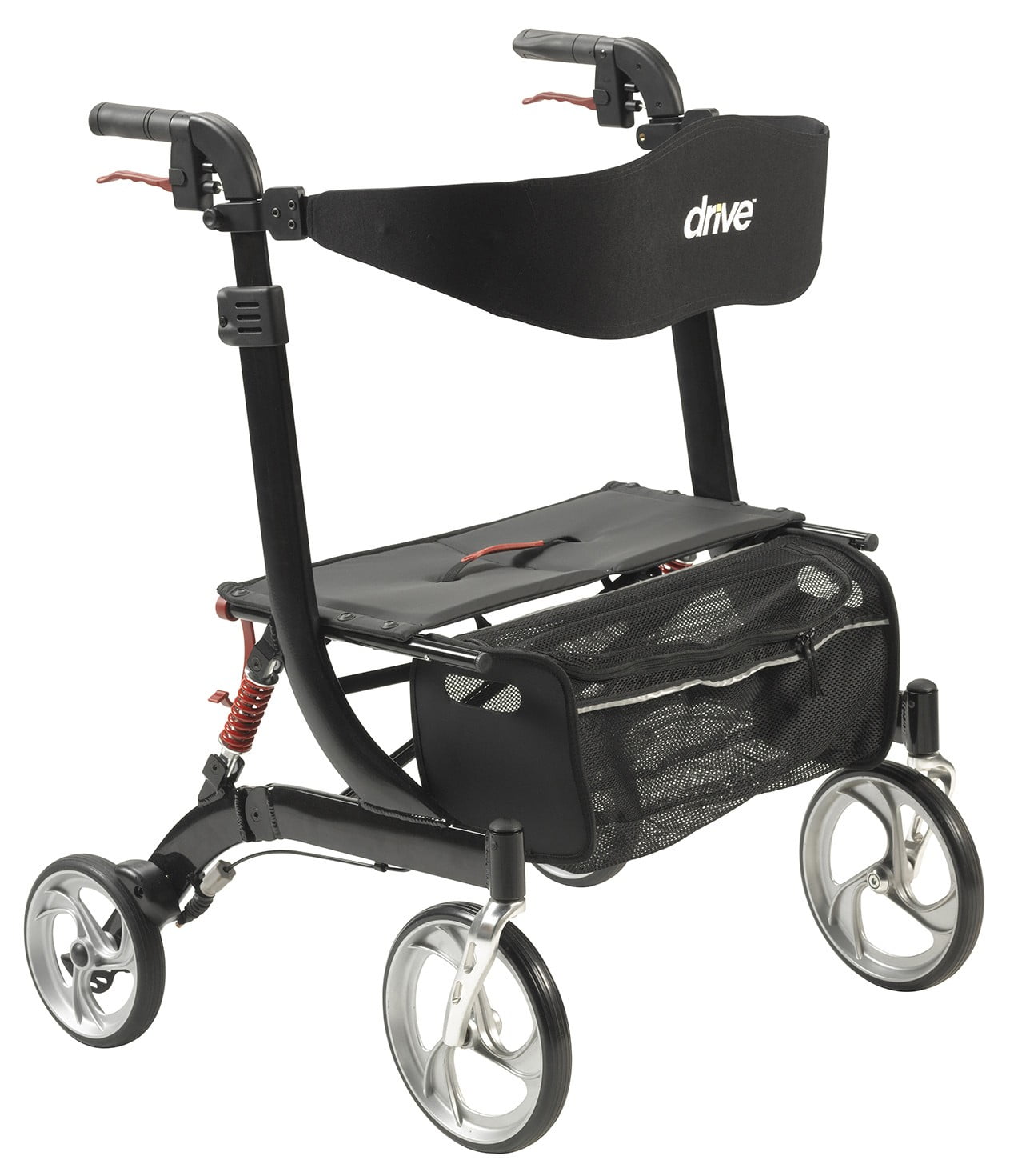 Drive Medical Nitro Euro Style Petite Plus Rollator Rolling Walker